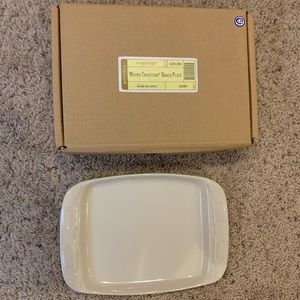 Longaberger Snack Plate